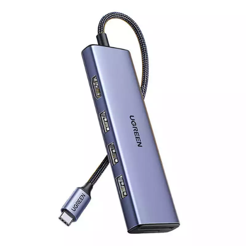 Ugreen 20956A USB-C to HDMI Hub Adapter 3x USB-A 3.0 SD/TF