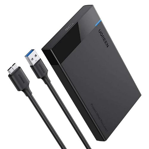 Ugreen 30847 2.5-inch External USB 3.0 HDD and SSD SATA Hard Drive Enclosure