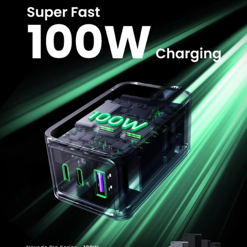 Ugreen 25873 Nexode Pro 100W 3-Port PD 3.1 GaN Fast Charger