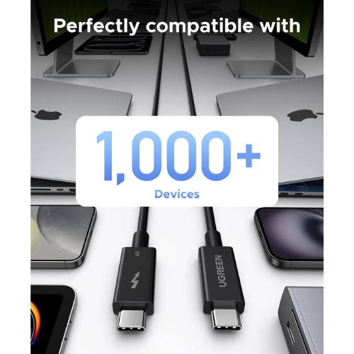 Ugreen 45996 240W 80Gbps Thunderbolt 5 Cable 1m