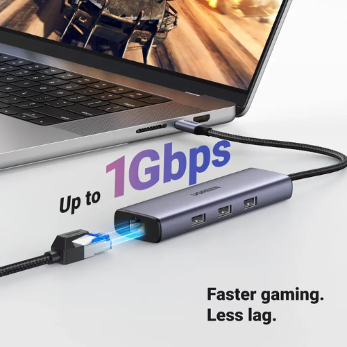 Ugreen 15598 Revodok 1061 6-in-1 USB-C Hub 100W PD 4K@30Hz HDMI