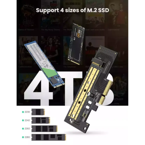 Ugreen 70503 M.2 NVMe to PCI Express 3.0 x4 Adapter Card