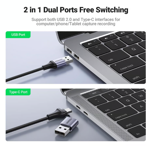 Ugreen 40189 USB / USB-C to 4K HDMI Video Capture Card