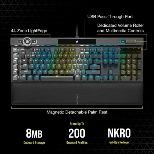 Corsair K100 RGB Optical-Mechanical Gaming Keyboard 