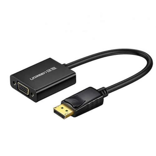Ugreen 20415 DP Male to VGA Female Converter - Black