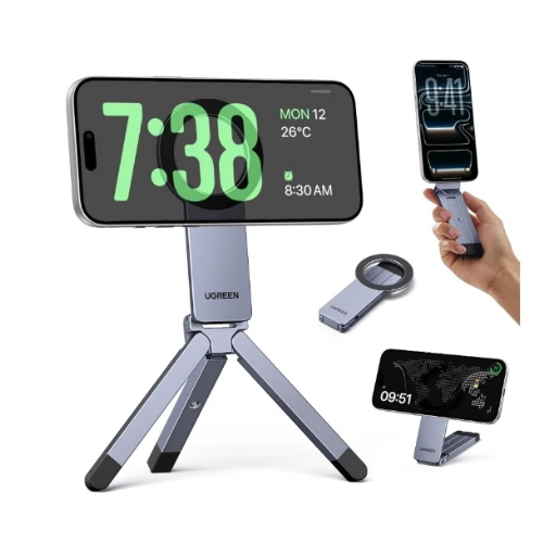 Ugreen 75509 MagSafe Tripod 360° Rotating Adjustable Magnetic Phone Stand