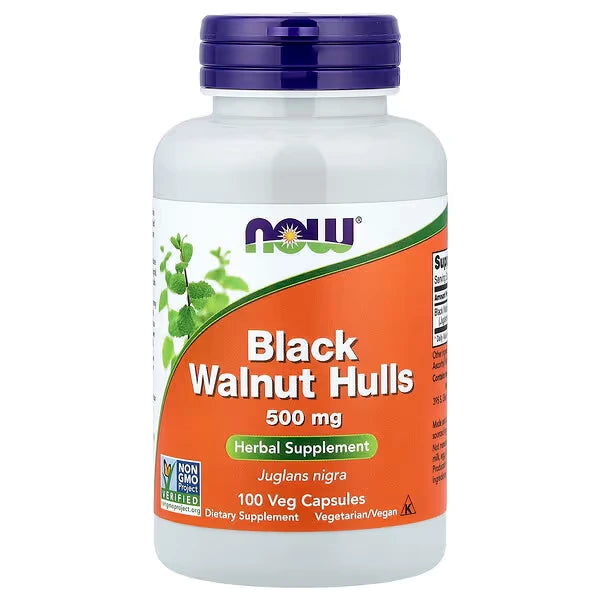 Now Black Walnut Hulls 500mg 100 Cap
