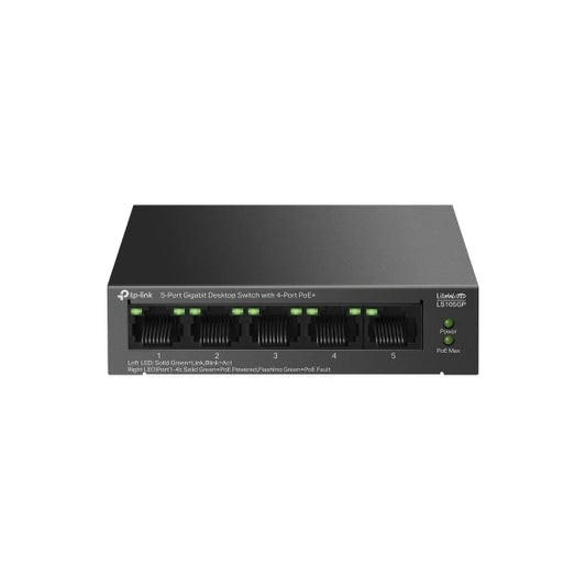 TP-Link LS105GP 5-Port Gigabit Desktop Switch