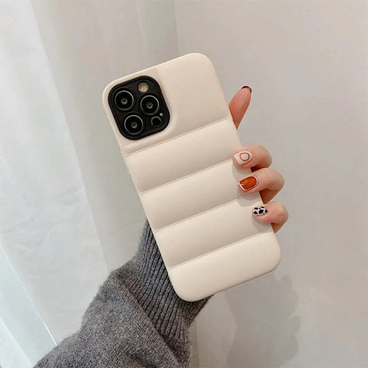 IPhone White Puffer Case