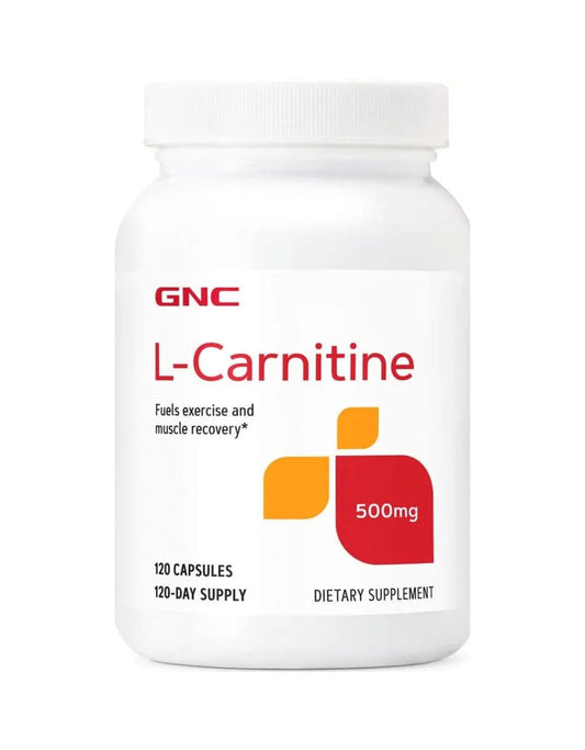 GNC L-Carnitine 500mg 120 Capsules