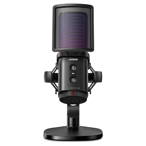 Ugreen 65629 Noise-Cancelling RGB 7-Light USB Desktop Microphone