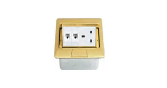 Vivanco Two RJ45 Ports, One UK Port Ground Socket