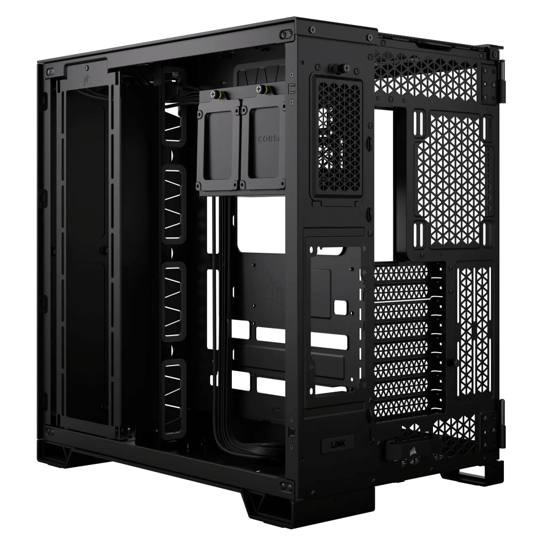 Corsair 6500X Mid-Tower Dual Chamber PC Case - Black CC-9011257-WW