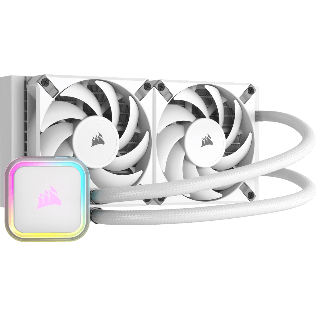 Corsair iCUE H100i RGB Elite Liquid CPU Cooler White