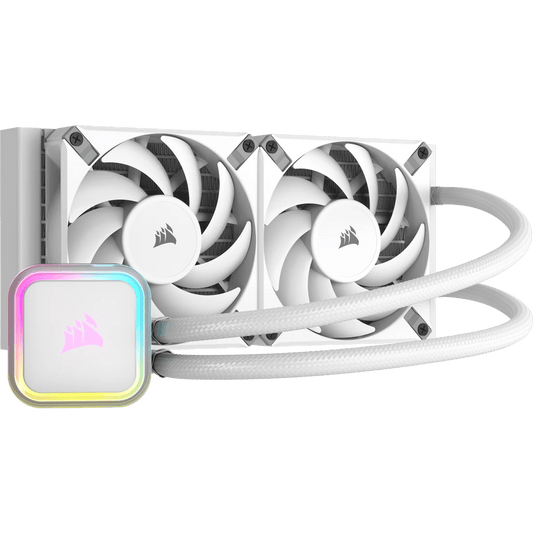 Corsair iCUE H100i RGB Elite Liquid CPU Cooler White