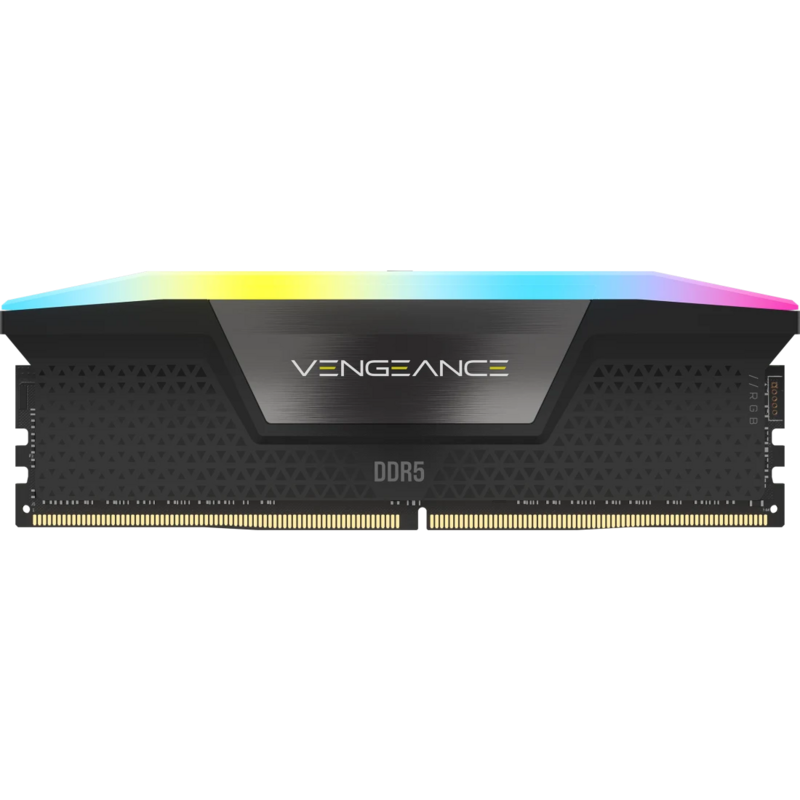Corsair VENGEANCE® RGB 32GB (2x16GB) DDR5 DRAM 5600MT/s CL40 Memory Kit CMH32GX5M2B5600Z40