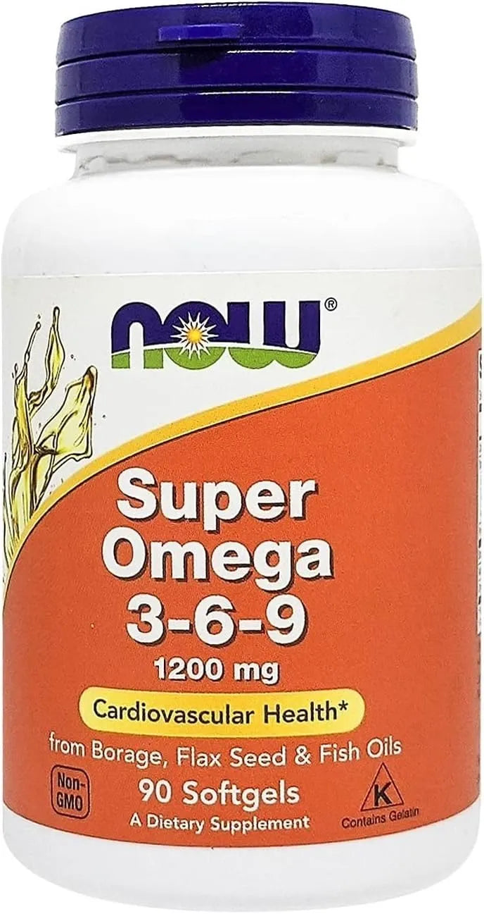 Now Super Omega 3-6-9 1200mg 90 Softgels