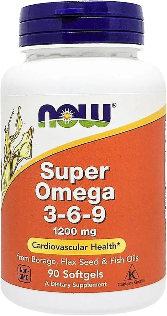Now Super Omega 3-6-9 1200mg 90 Softgels