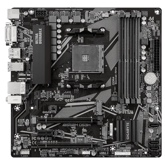 GIGABYTE B550M DS3H 1.4 Motherboard