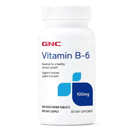 GNC Vitamin B-6 100mg 100 Cap