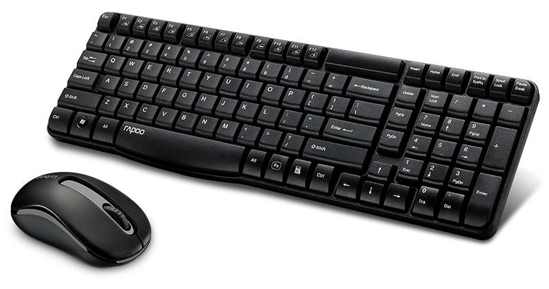 Rapoo X1800S Keyboard & Mouse Combo Black