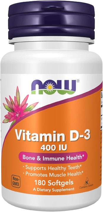 NOW VIT D-3 400 IU 180 CT