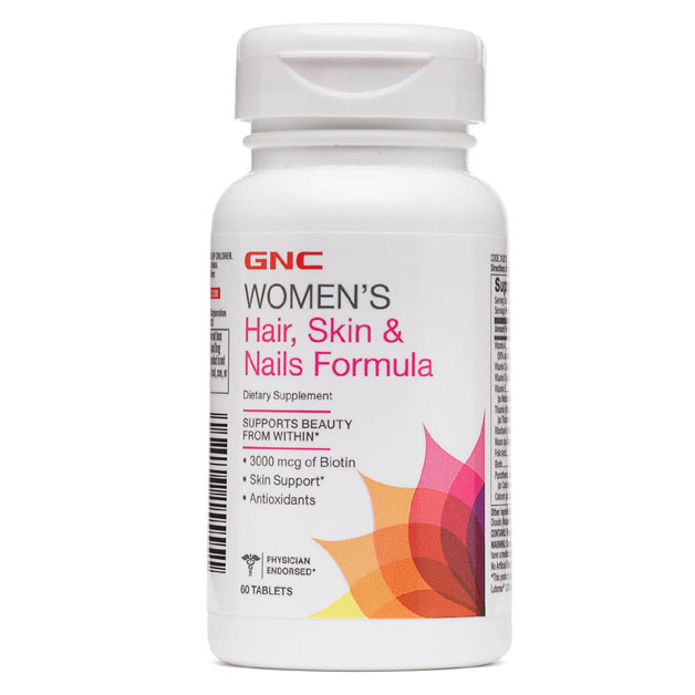 GNC Women's Hair Skin and Nails Formula 60 tablets