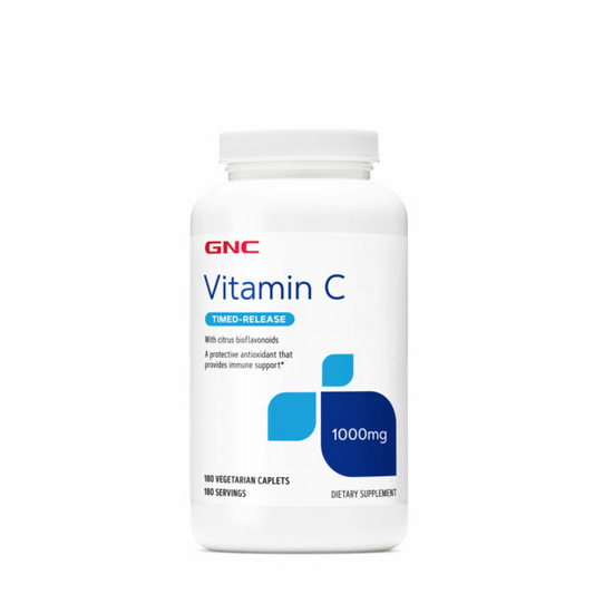 GNC Vitamin C 1000 MG 180 Vegetarian Caplets