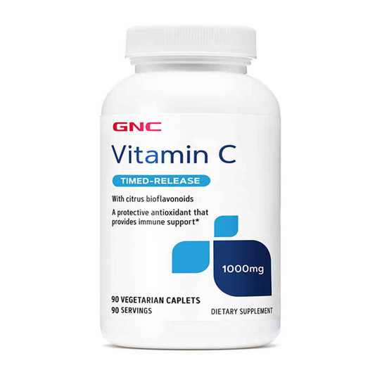 GNC Vitamin C 1000mg 90 Vegetarian Caplets