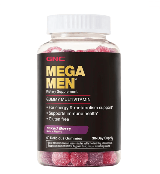 GNC MEGA MEN GUMMY MLTVT 60 GUMMIES