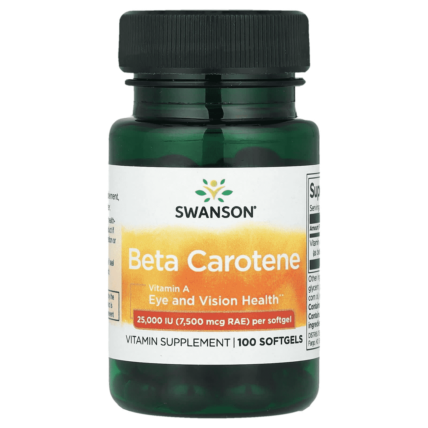 Swanson Beta Carotene Vitamin A 7500mg