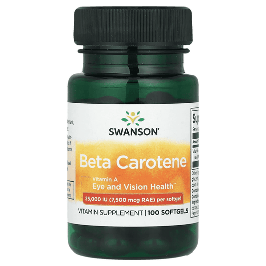 Swanson Beta Carotene Vitamin A 7500mg