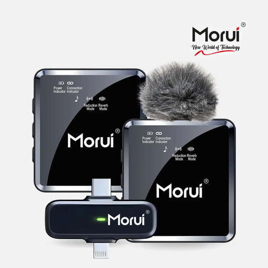 Morui GM-X9 3-in-1 Wireless Microphone