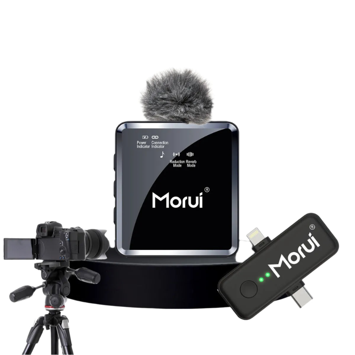 Morui GM-X10 3-in-1 Wireless Microphone