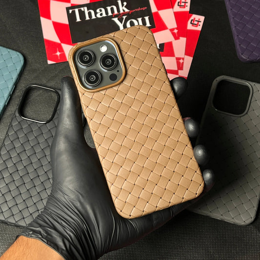 IPhone Luxury Weave Breathable Matte