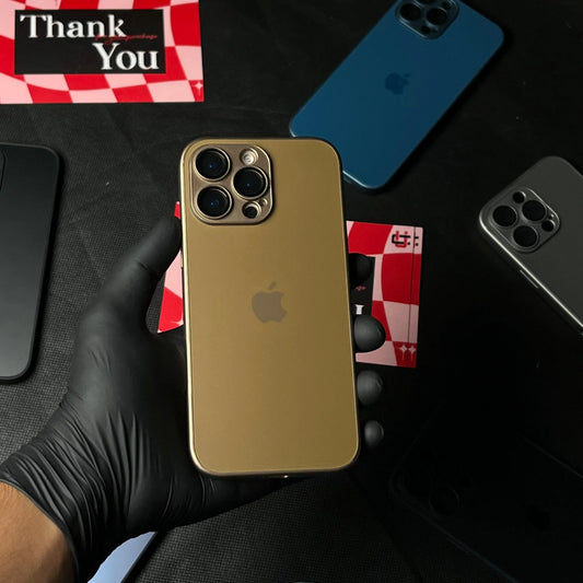 IPhone Desert Titanium AG Premium Glass Case