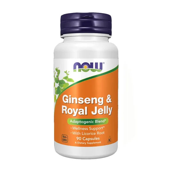 Now Ginseng & Royal Jelly 90 Capsules