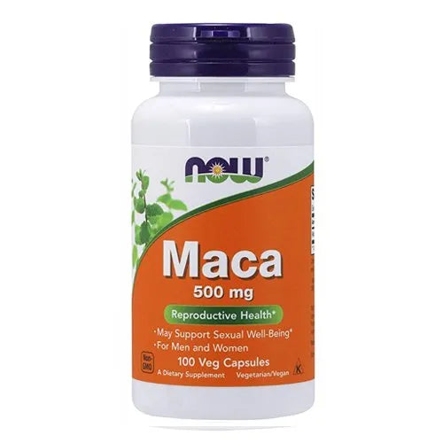 NOW Maca 500 mg 100 Capsules