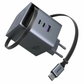 Ugreen 65828 Nexode Pro 100W GaN Charger with Built-in Retractable USB-C Cable