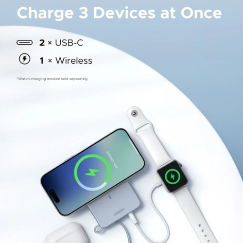 Ugreen 65958B MagFlow Magnetic Power Bank 10000mAh 25W