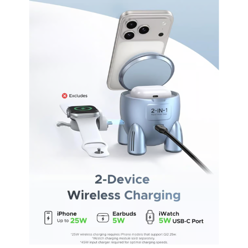 Ugreen 65300 UNO Rocket Shape Wireless Charger 25W