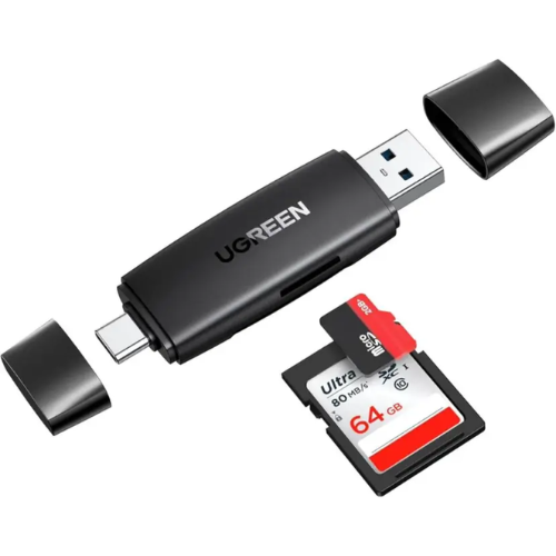 Ugreen 80191 2-in-1 USB-A &amp; USB-C Card Reader