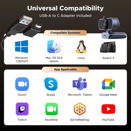 Ugreen 65381 4K Webcam