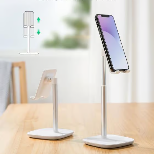 Ugreen 80358 Height Adjustable Desk Phone Holder - White