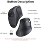 Ugreen 25444 Vertical Mouse Wireless Ergonomic Mouse