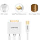 Ugreen 10405 Mini DP to DVI 24+1 Cable