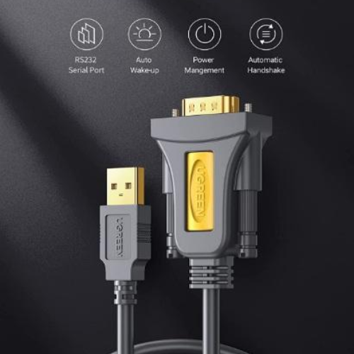 Ugreen 20222 USB to DB9 RS232 Adapter Serial Cable