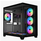 EASE EC124IF Pro Panoramic ATX Gaming Case with Mesh Top and One ARGB Fan
