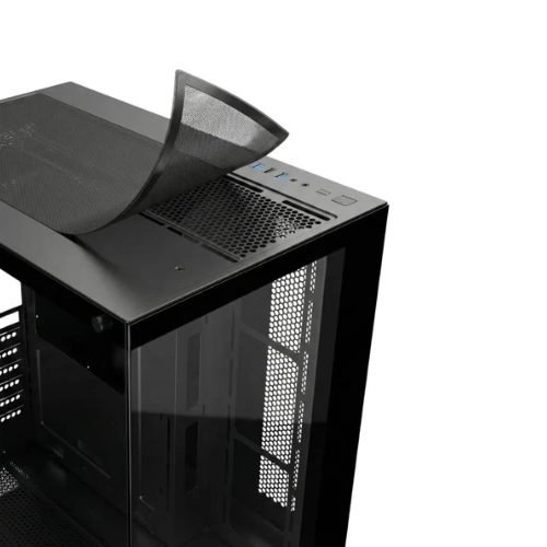 EASE EC124IF Pro Panoramic ATX Gaming Case with Mesh Top and One ARGB Fan