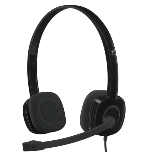 Logitech H151 Analog Stereo Headset with Boom Microphone